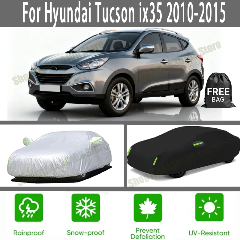 

For Hyundai Tucson ix35 2010-2015 car cover Winter Summer Snowproof Dustproof Shield, Waterproof Sunproof Auto Protection