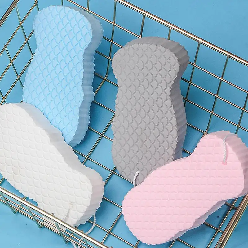 Natural Fiber Exfoliate Shower Sponge Natural Body Scrubber Shower Sponge For Body Wash Super Absorbent Super Absorbent Natural