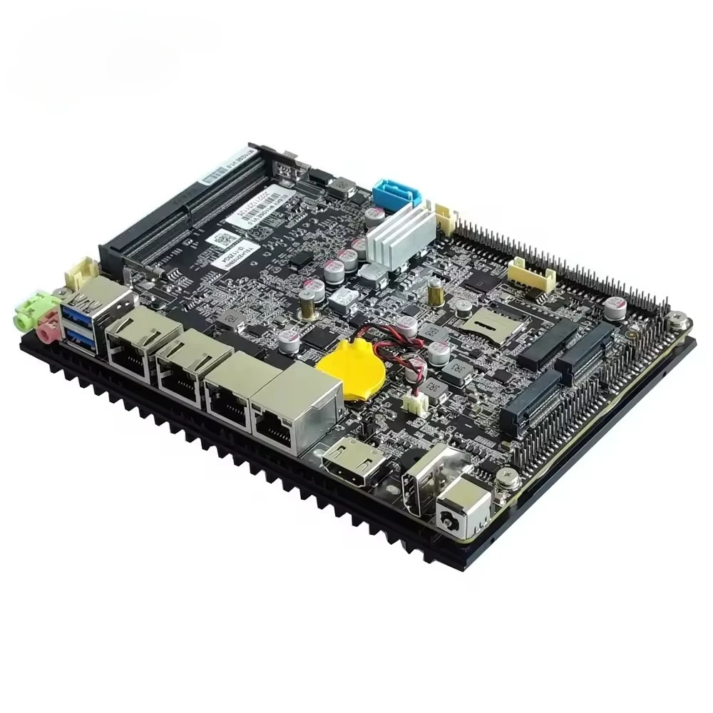 

2025 ELSKY M11GSE 4,0 дюйма 165x115 мм безвентиляторная материнская плата с центрами процессора Tiger Lake CPU I5 1135G7 I5 1145G7E 4xLAN материнская плата