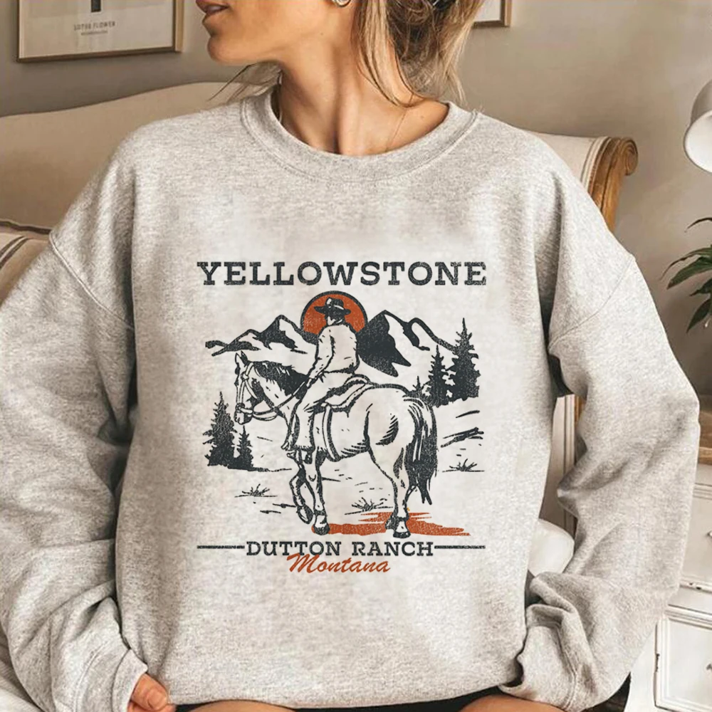 Yellowstone hoodies women Winter  graphic clothes female Kawaii sweatshirts