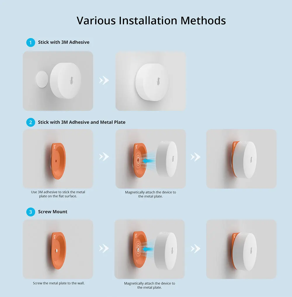 SONOFF SNZB-02P Zigbee Temperature and Humidity Sensor Smart Home Comfort Alert High Accuracy & Fast Refresh Need Zigbee Hub