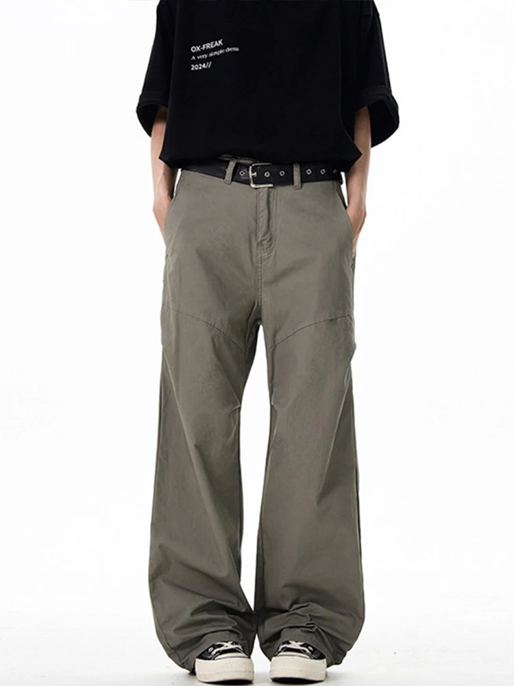 

Cleanfit M7 летние американские ретро-дизайны сложенные свободные широкие повседневные брюки мужские женские повседневные брюки четыре сезона универсальные