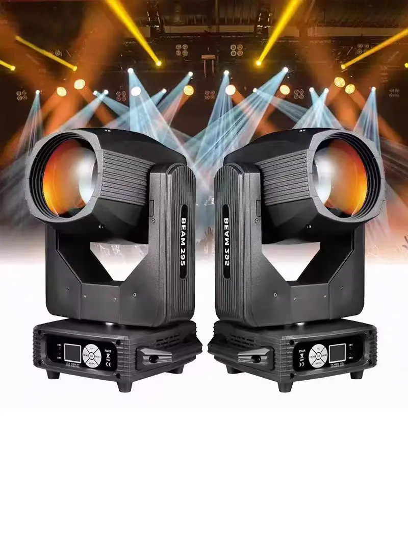 2026 Factory Wholesale 295W Moving Head Beam Light Rotating Color Pattern Dynamic Effect Stage Party Lighting Lamp