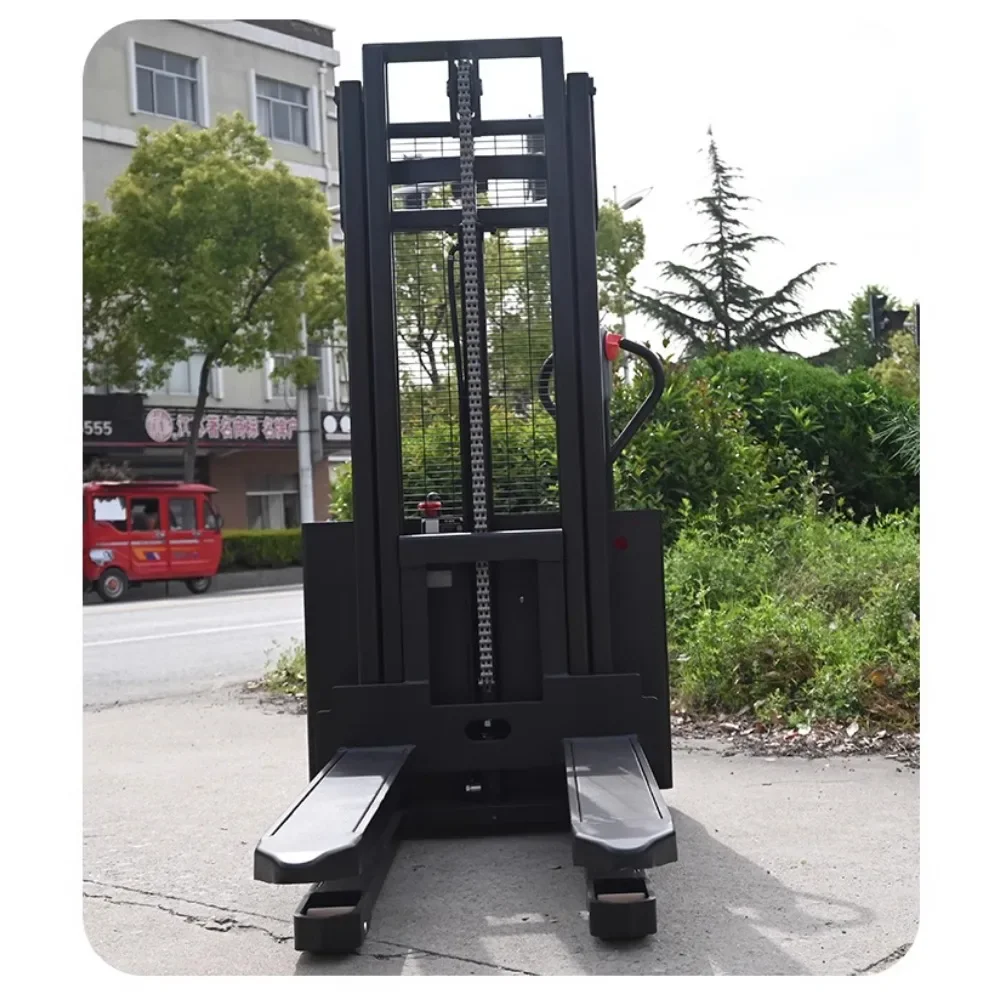 Fully electric walkie stacker hydraulic lift forklift