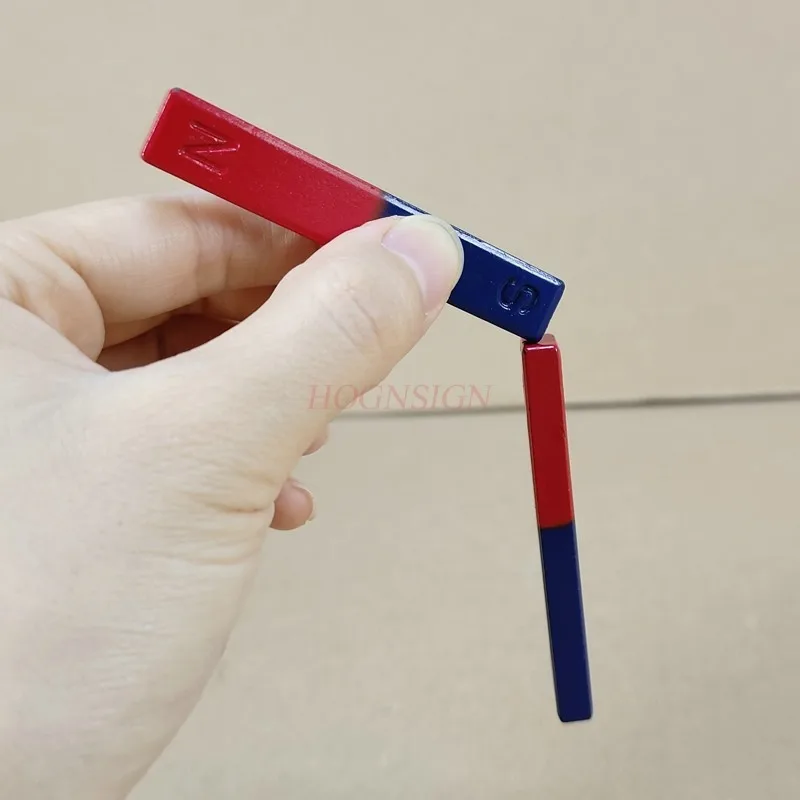 Weak magnetism physics experiments magnetic bar Magnet Toy Kid U/Bar/Ring Physics Science Experiment Magnet Teaching Aid