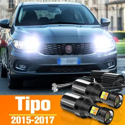 2pcs Dual Mode LED Turn Signal+Daytime Running Light DRL Accessories For Fiat Tipo 2015 2016 2017