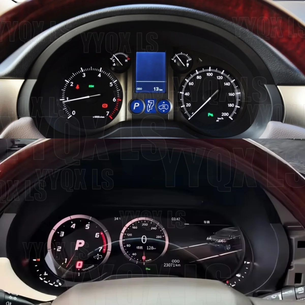 

12.3-дюймовый ЖК-дисплей приборной панели для Lexus GX460 GX400 2009-2020, цифровой спидометр, цифровая приборная панель, автомобильные аксессуары