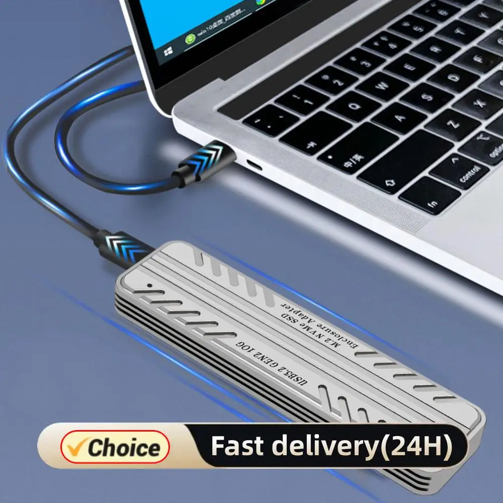 

M.2 NVMe Solid State Drive External Enclosure USB 3.2 Gen2 External Hard Disk Mobile Hard Disk Box for SSD 2230/2242/2260/2280