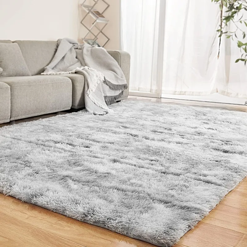 

Soft Fluffy 5x8 Shag Area Rugs for Bedroom, Plush Fuzzy Shaggy Carpet Rugs for Living Room Classroom Nursery Home Decor