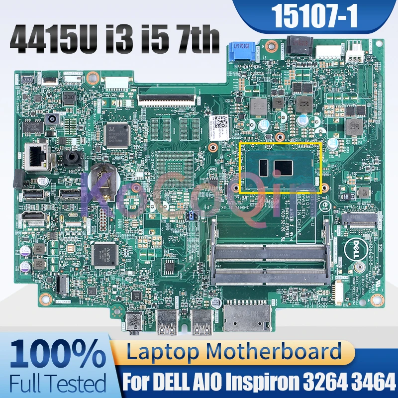 Imagem -02 - Placa-mãe Toda-em-uma para Dell Placa-mãe do Caderno Dell Inspiron 3264 3464 4415u I37100u I5-7200u 0gth5n 094mxg 0gth5n 151071