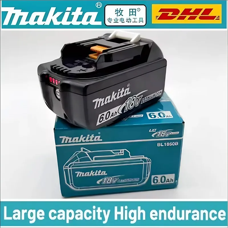 

2025original makita battery, makita 18v Tools Lithium Battery 6Ah/5Ah/3Ah makita DTW700 DDF487 DTD173 DGA404 HR140D DJV182