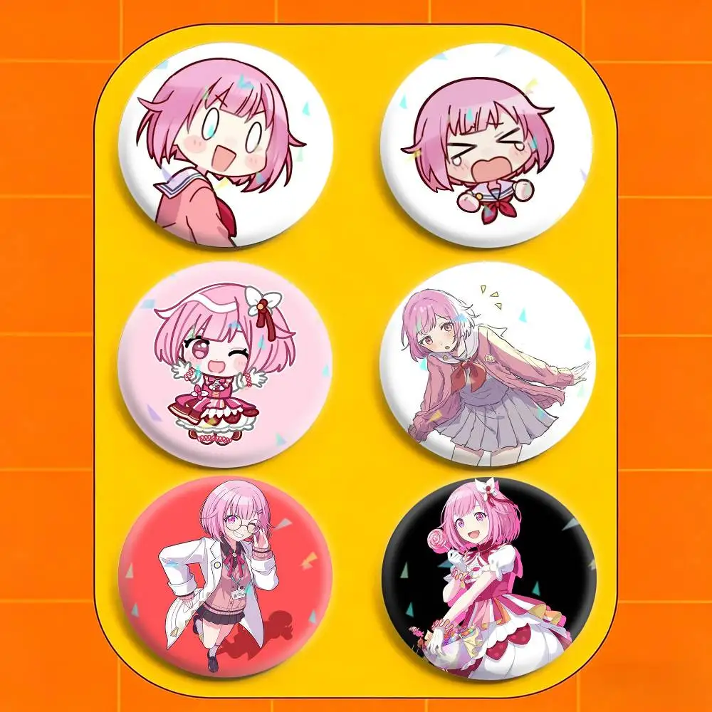 

Anime Figure Emu Otori Cartoon Style 32/44/58mm Handmade Pins Round Brooch Badge Backpacks Clothes Jewelry Gifts