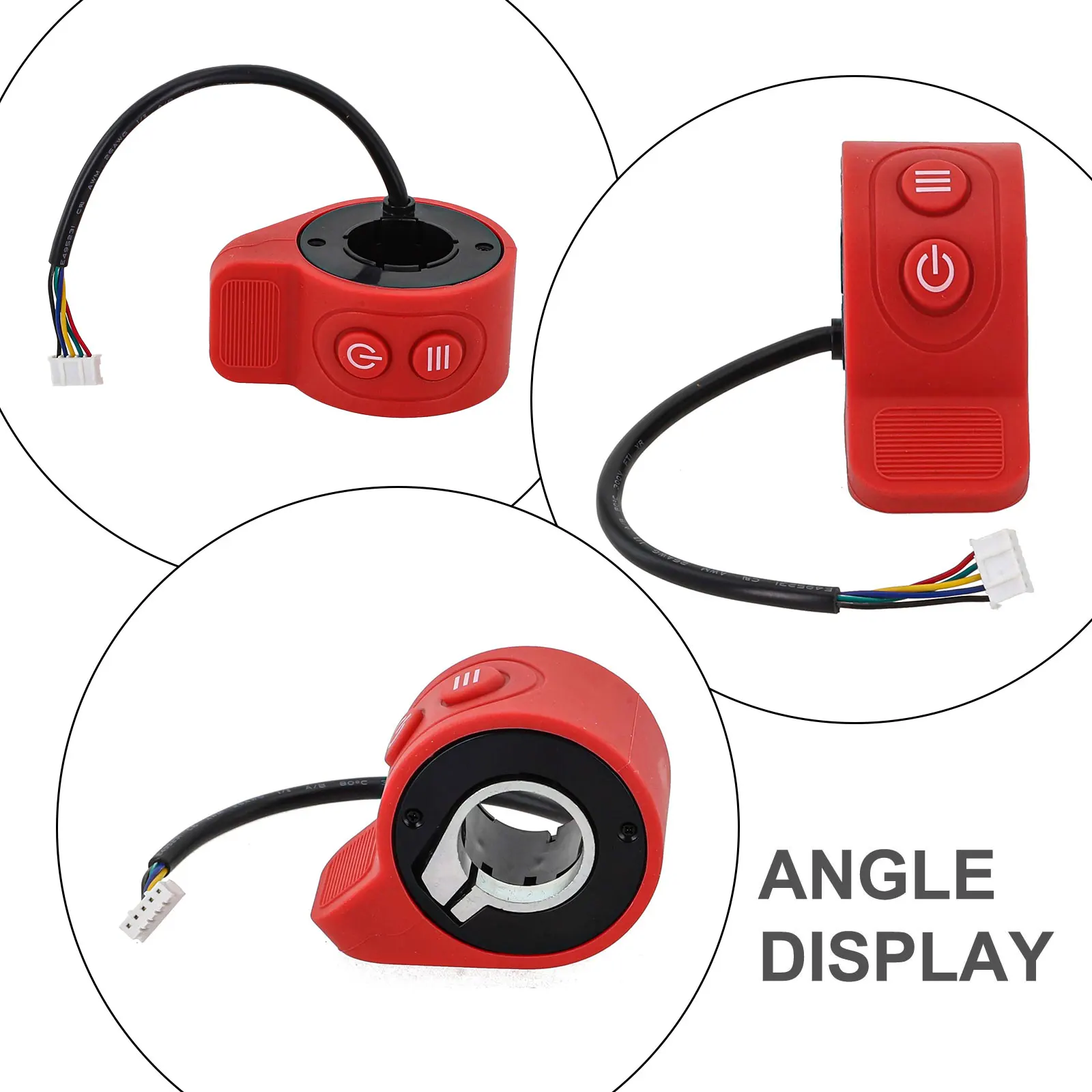 

1x Electric Scooter Thumb Throttle For HX For X6 For X7 for X8 Speed ​​control throttle switch finger shifter thumb accelerat