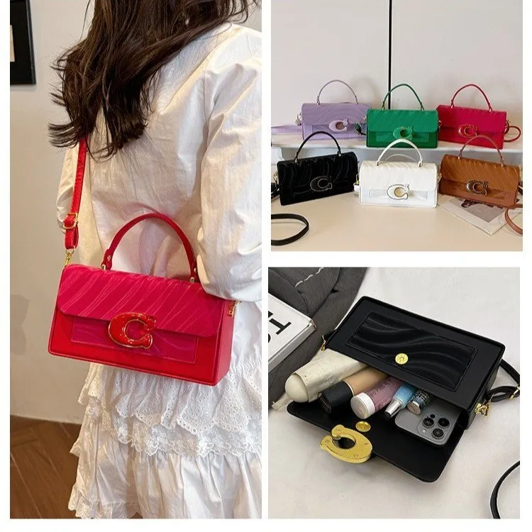 حقيبة ساعي عادية فاخرة وفريدة من نوعها أنيقة ذات سعة كبيرة للاستخدام النسائي الأنيق للركاب