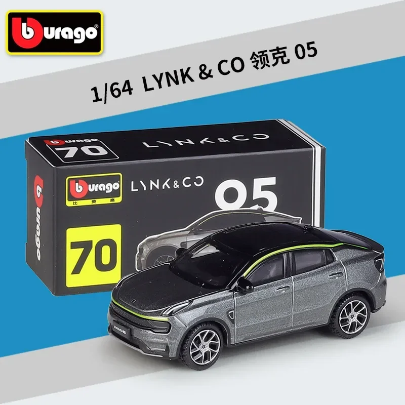 Bburago 1:64 LYNK & CO High Simulation Diecast Car Metal Alloy Model Car decoration display collection gifts