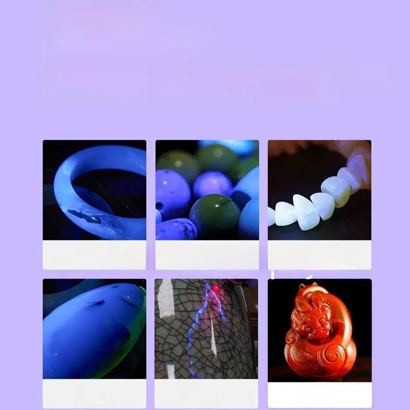 365Nm purple light three lamp beads aluminum alloy wear-resistant multi-functional banknote inspection amber rough stone