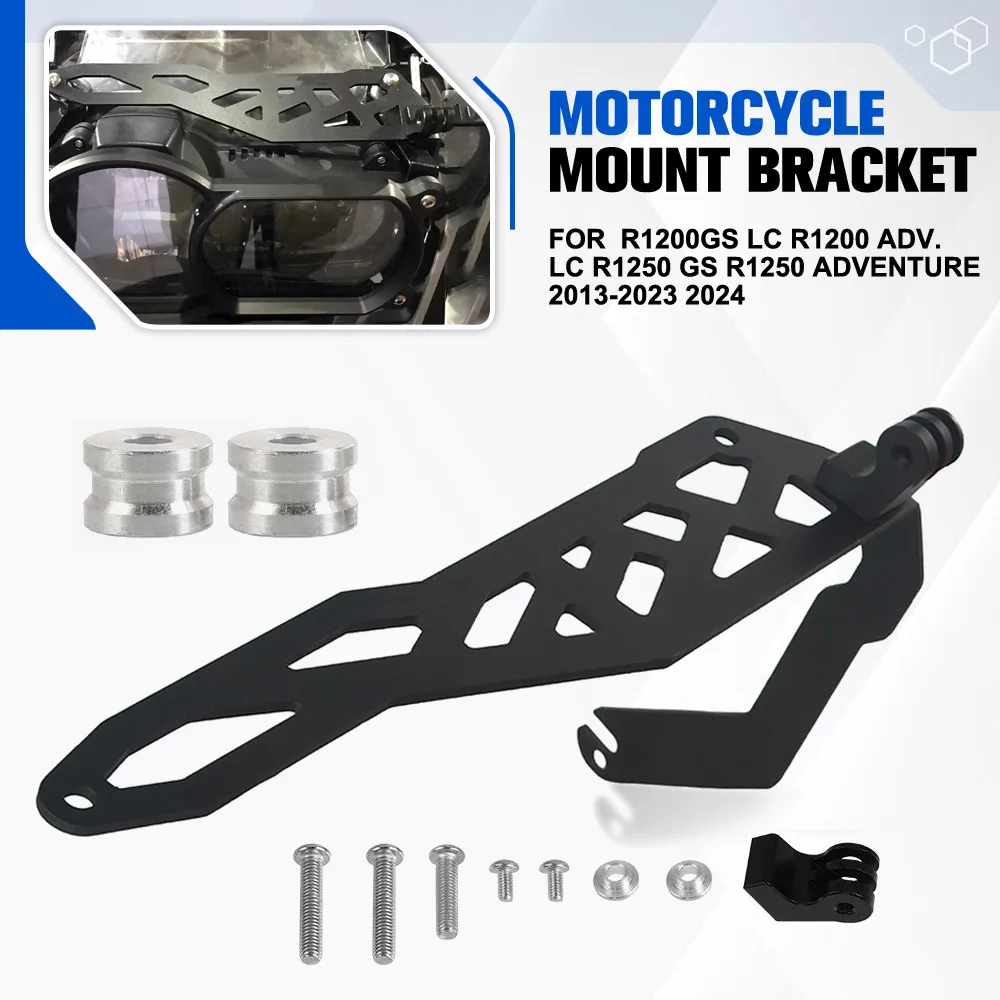 

For BMW R1200GS LC R1200 Adv. LC R1250 GS R1250 Adventure 2013-2023 2024 Motorcycle Gopro Cam Rack Indicator Sports Camera Mount
