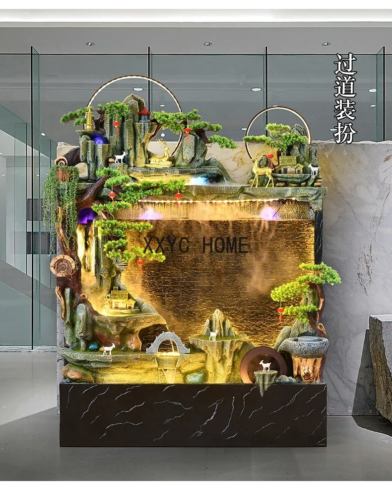 

Rockery Flowing Water Ornaments Water Wall Circulating Water Floor Courtyard Decorations Light Luxury Creative