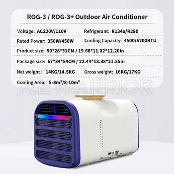 AC 110V 220V Portable Air Conditioner 4500/5200BTU Mini Air Cooler Dehumidifier Car Room Camping Rv Cooling For Caravan Camper