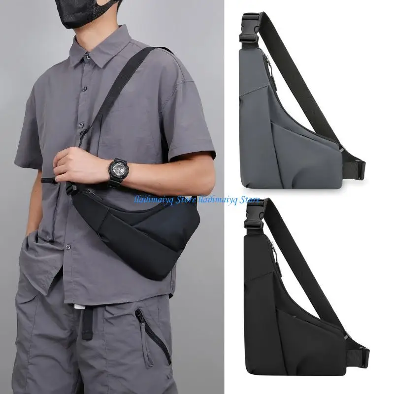 

573B Chest Bag for Man Boy Casual Bag Practical Crossbody Bag with Adjustable Strap Small Chest Pack Travel Bag