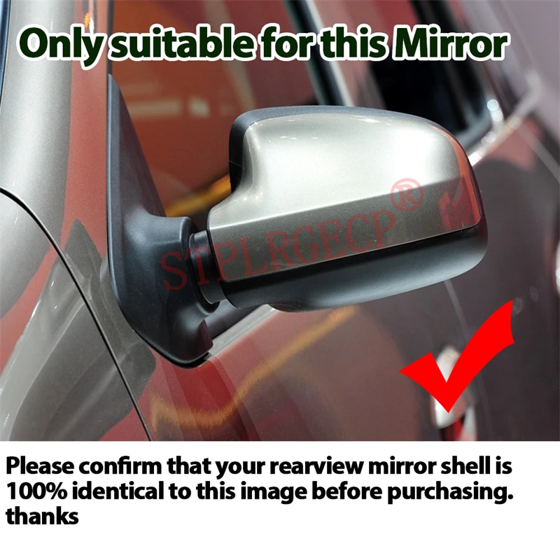 Left or Right Side Sliver Heated Wing Mirror Glass LH RH Rear View Mirror Plate Accessories for Dacia Duster Sandero Logan MCV