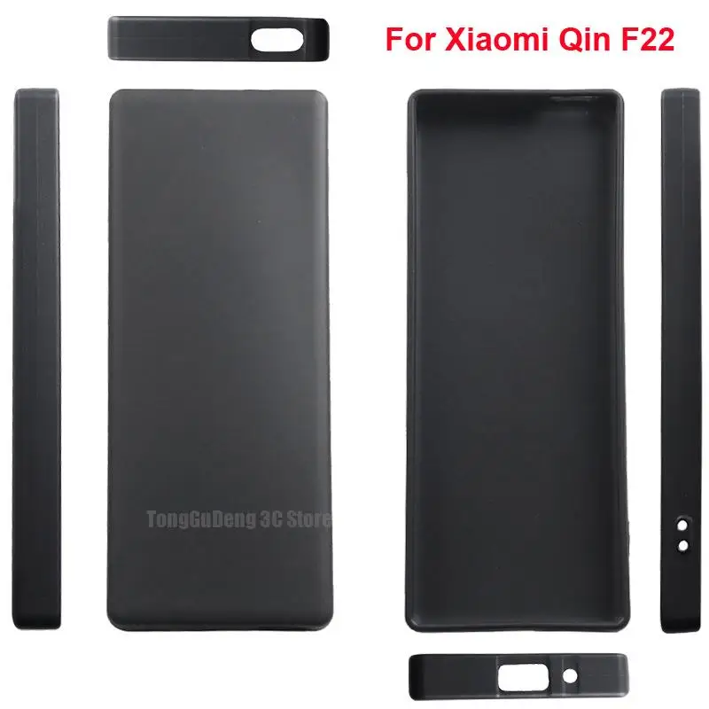 Anti-knock Ultra-thin Transparent Phone Case For Xiaomi Qin F22 Case Silicone Soft Black TPU Capa For Xiaomi Qin F22 2.8