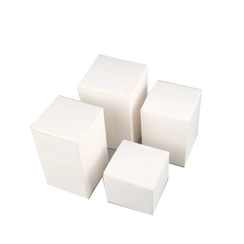 Custom. In Stock White Box Thickened Neutral Empty Box Universal White Cardboard Box Printable Packaging Color Box Sm