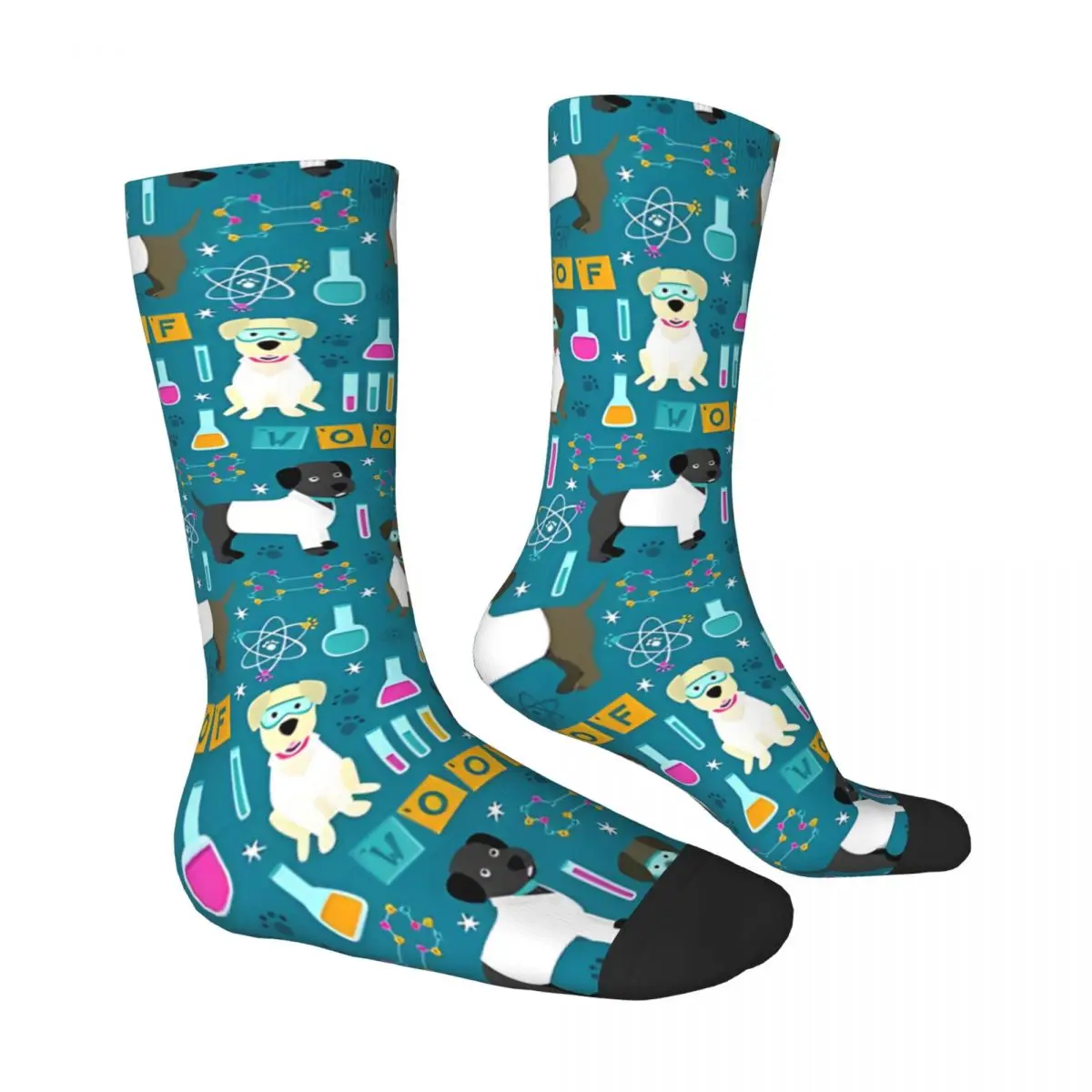 Lab Assistants Socks Socks Male Mens Women Spring Stockings Printed