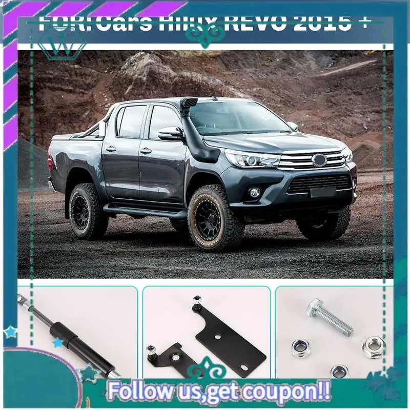 

AA92-для Toyota Hilux GUN125 Revo 2015 2016 2017, аксессуары для пикапа, задняя дверь из нержавеющей стали, замедленные газовые амортизаторы Da
