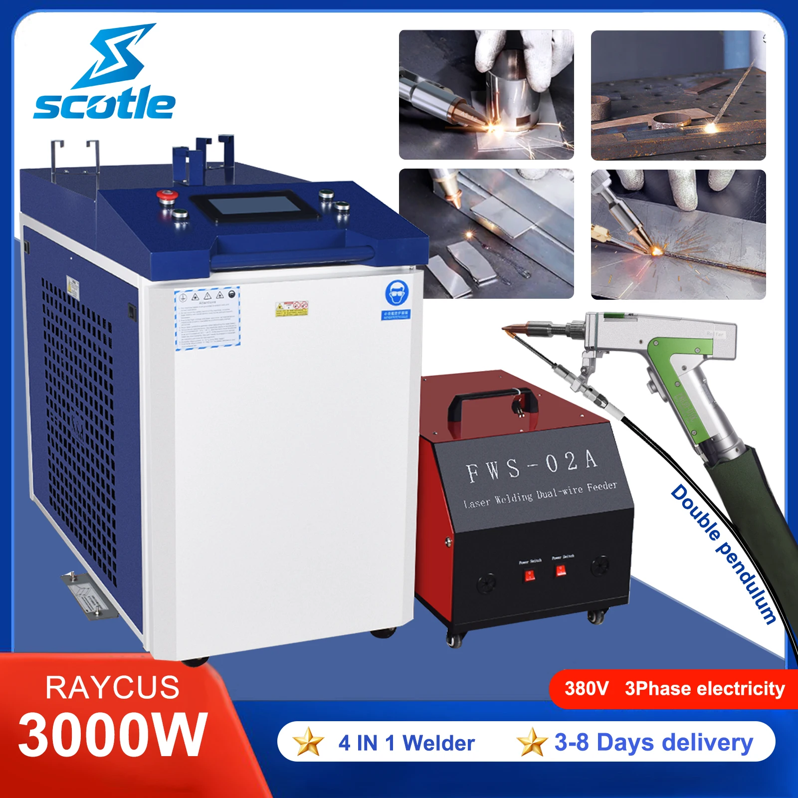 3000W Raycus Handhe…