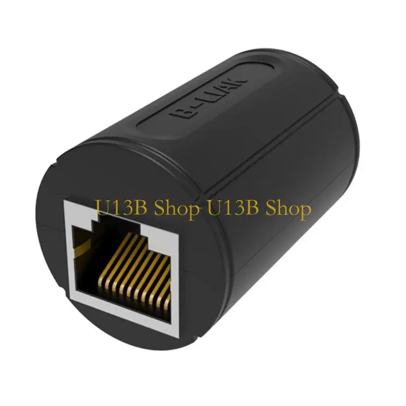 U13B Cable extensión red velocidad rápida Acoplador RJ48 Conectores Ethernet Señal estable