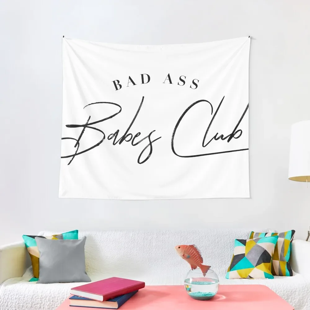 

bad ass babes club Tapestry Outdoor Decor Wall Tapestries Bedroom Organization And Decoration Tapestry