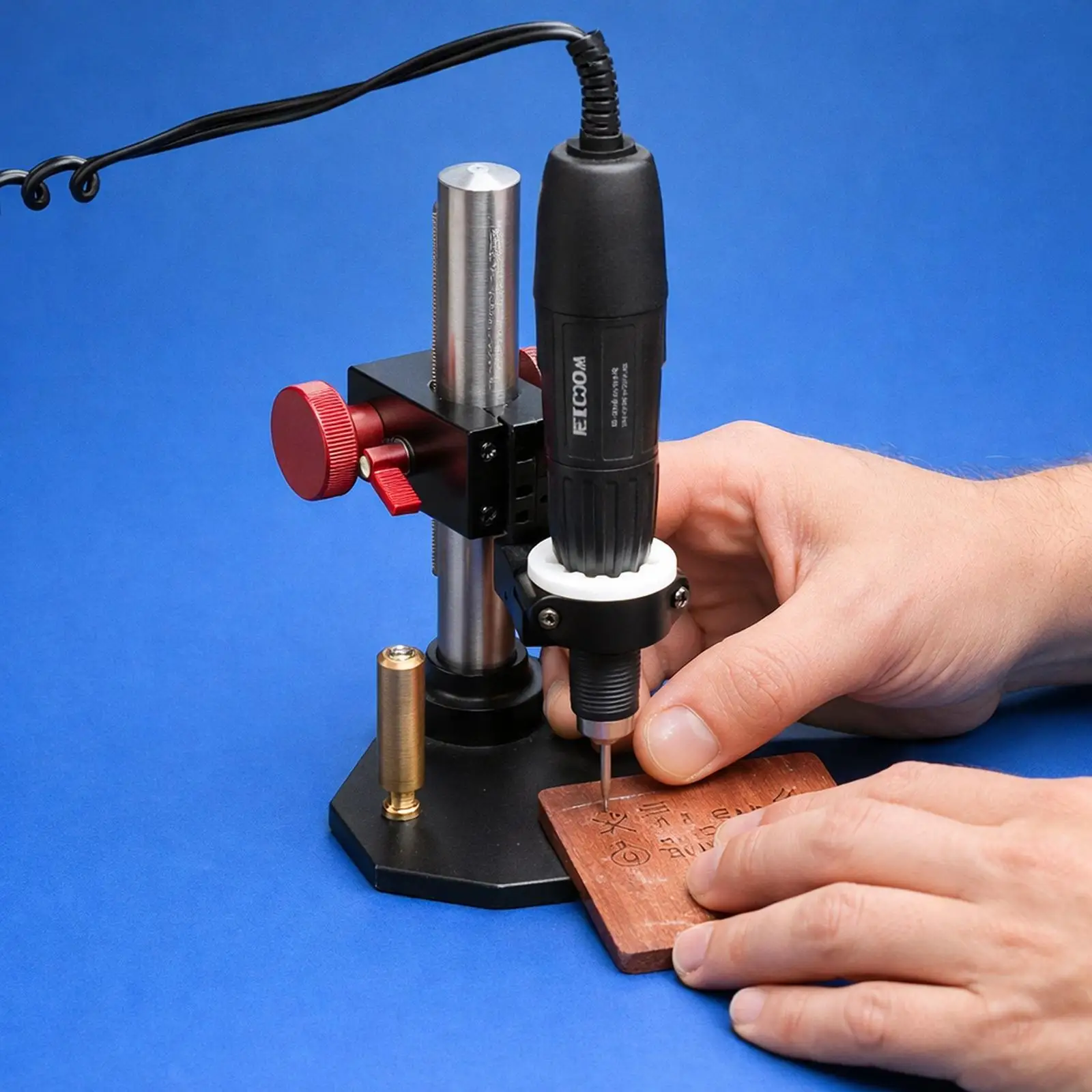 Desktop Carving Auxiliary Stand Premium Aluminum Alloy Durable Tabletop Engraver Holder for Craft Projects