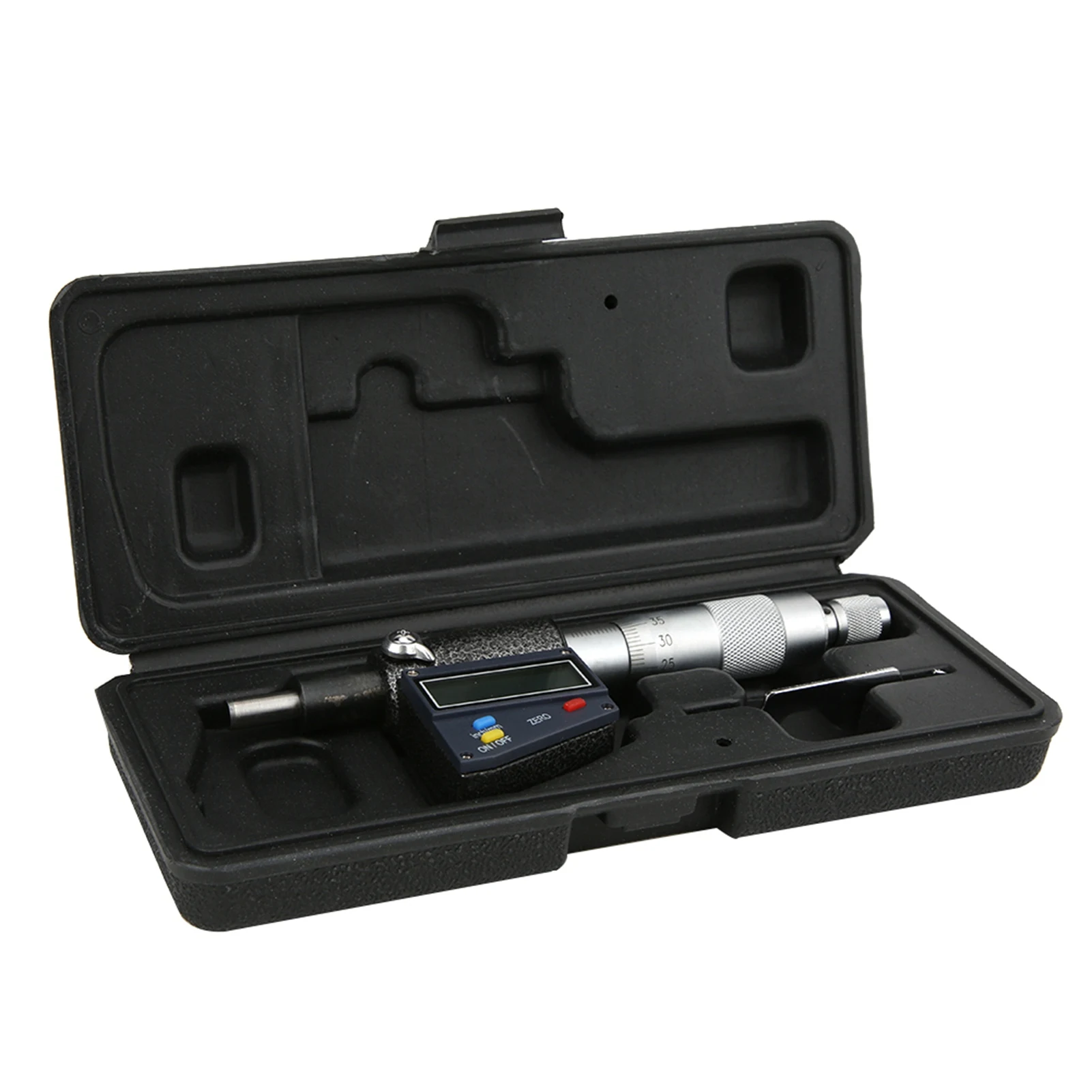 

【New】Digital Micrometer Head High Accuracy Cemented Carbide Electric Meter Tool 0-25mm External Micrometer