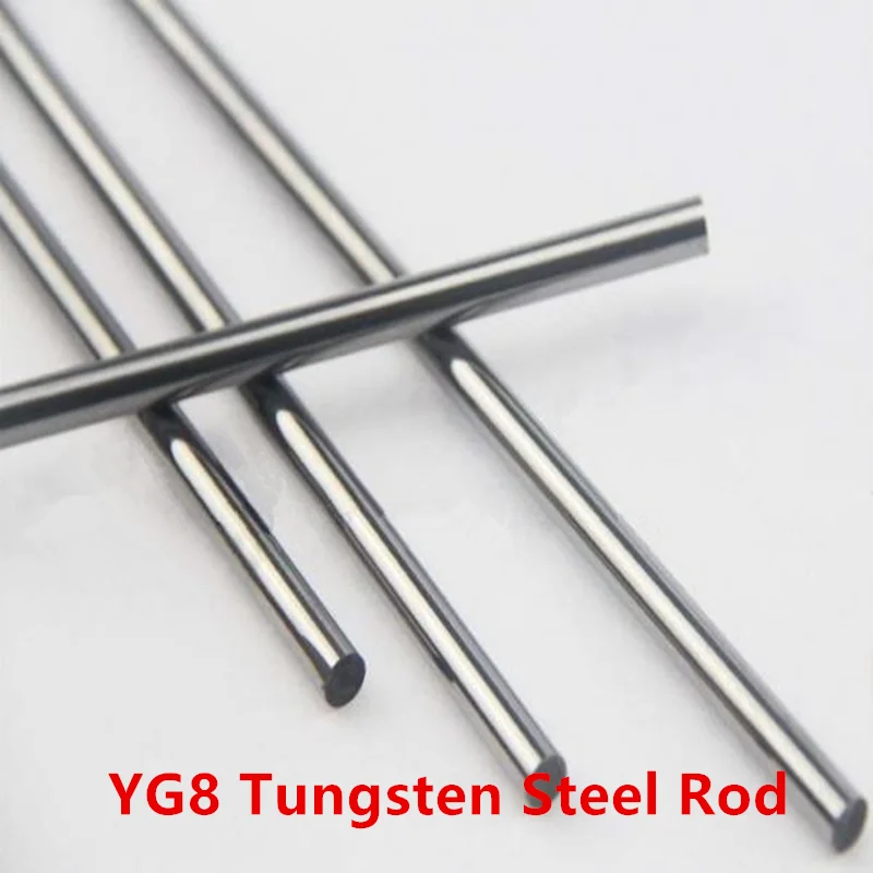 

YG8 Tungsten Steel Round Rod/Bar/Stick 2x100mm 3x100mm Wear-resistant Hard Alloy Tungsten Steel Bars/Strip Abrasive Material