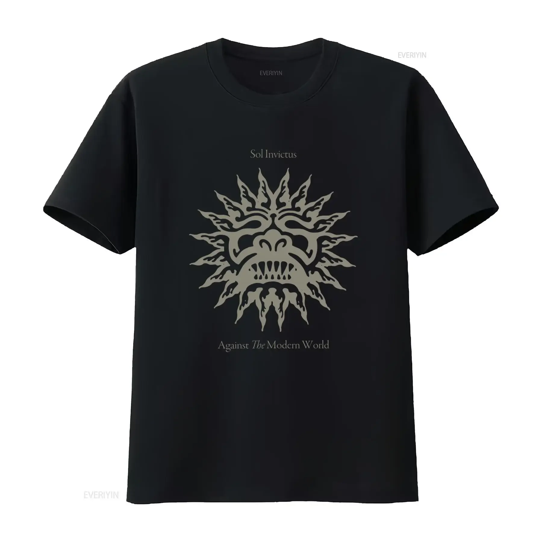 Sol Invictus Against the Modern World T Shirt Unique Design for Trendsetters vintage Washed streetwear Versatile Stylish Soft