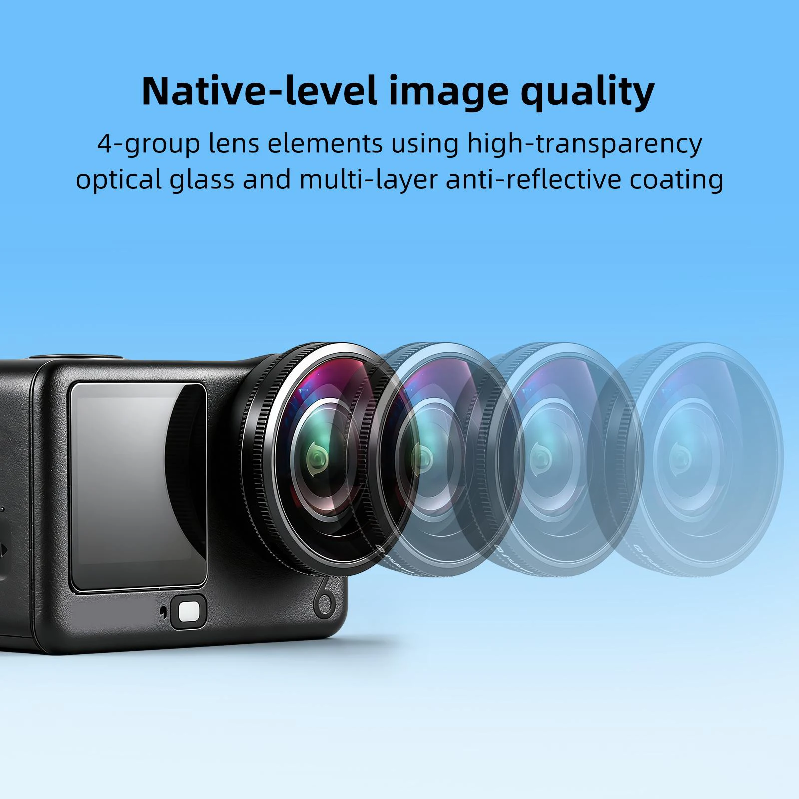 

Увеличенная линза OSMO Action6, 185 ° Широкоугольный объектив для DJI OSMO Action6, аксессуары, увеличивающие угол обзора для съемки экшн-камерой, объектив для экшн-камеры