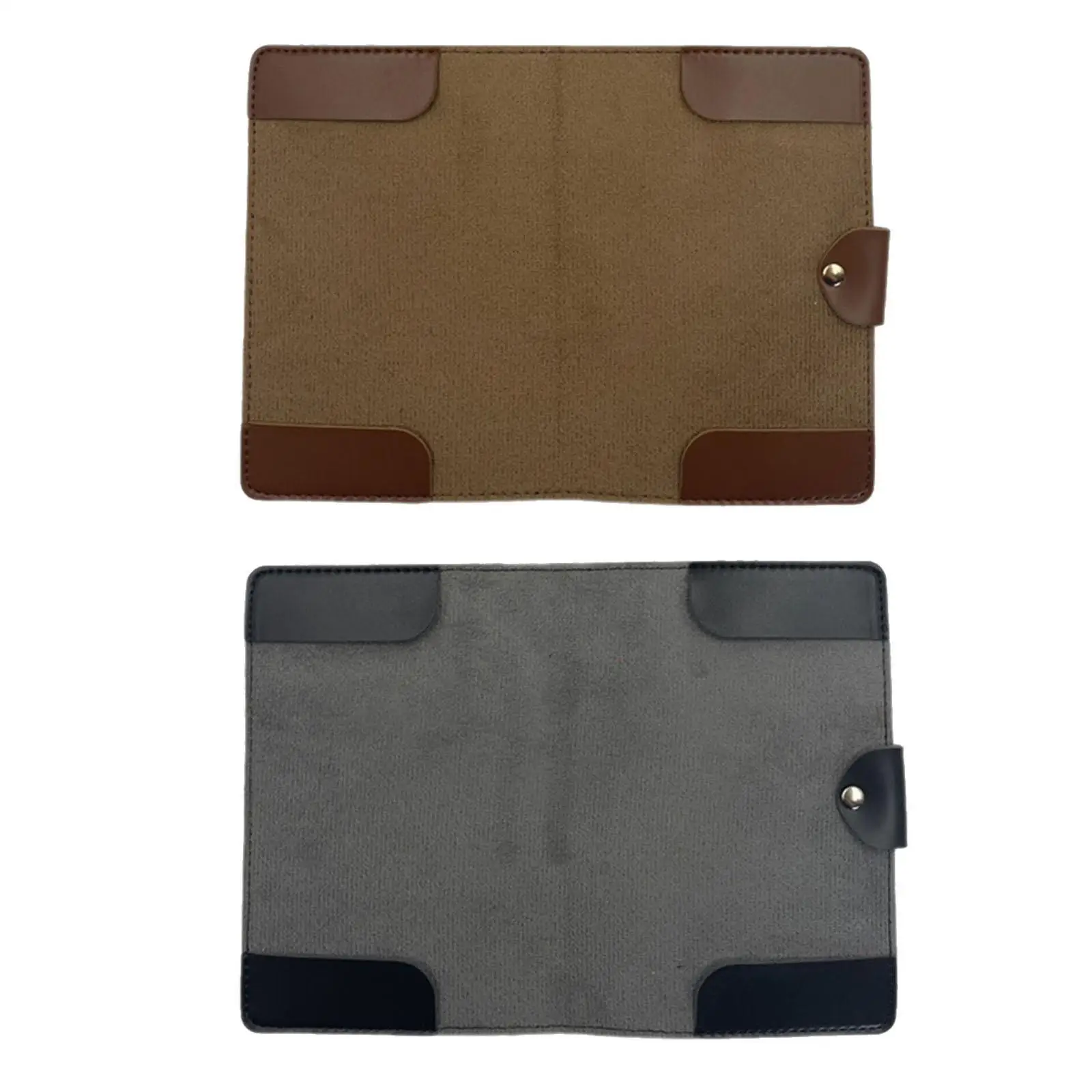 

Waterproof Golf Score Card Holder Durable PU Leather Yardage Book Cover Lightweight for Golfing Practice and Sports