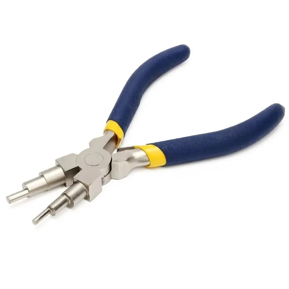 

Coil Winding Tool Jewelry Pliers Rustproof Carbon Steel Six-section Pliers DIY Multifunctional Bail Making Pliers Jewelry