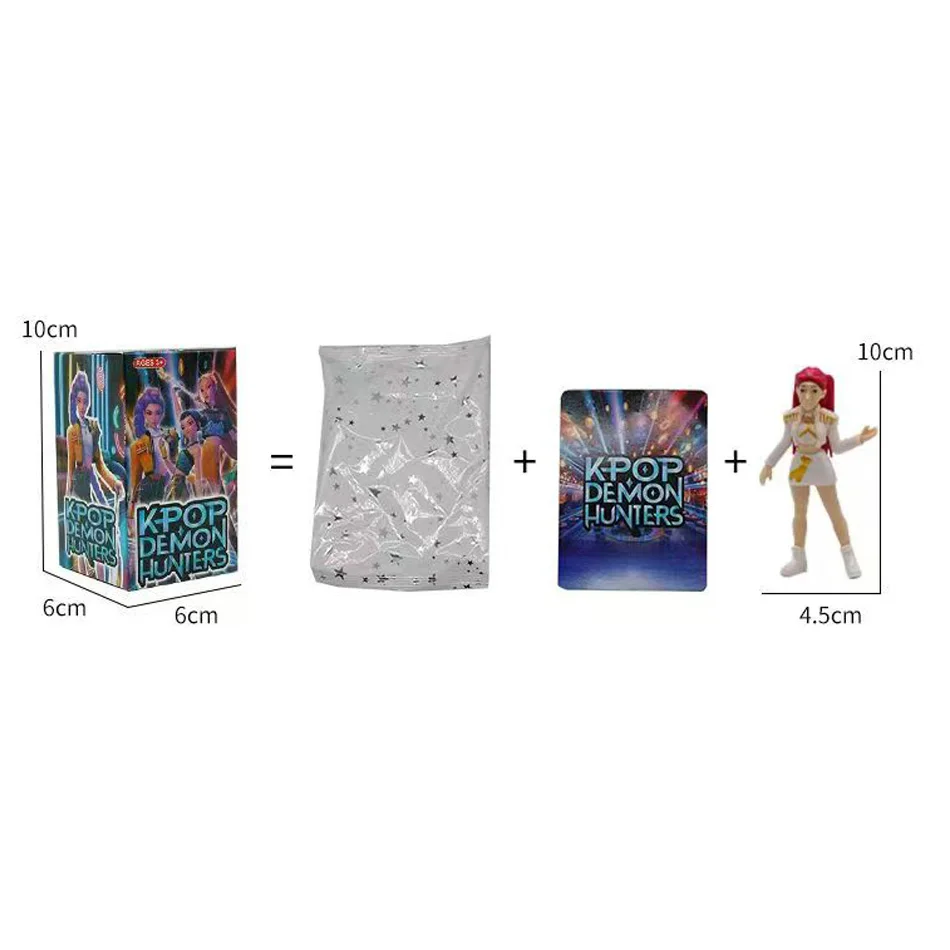 Anime Kpop Demon Hunt scatola cieca serie Figura Figurina di tigre Giocattolo Decorazione da scrivania Statue Ornamento Regali per bambini di Halloween/Natale