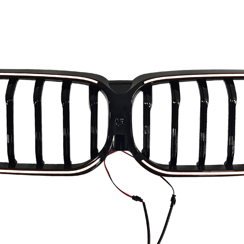 

Suitable for For Bmw 6 series GT G32 2020up High Quality ABS LED Racing Grills Body Kit Glossy Black Car Front Kidney Bumper