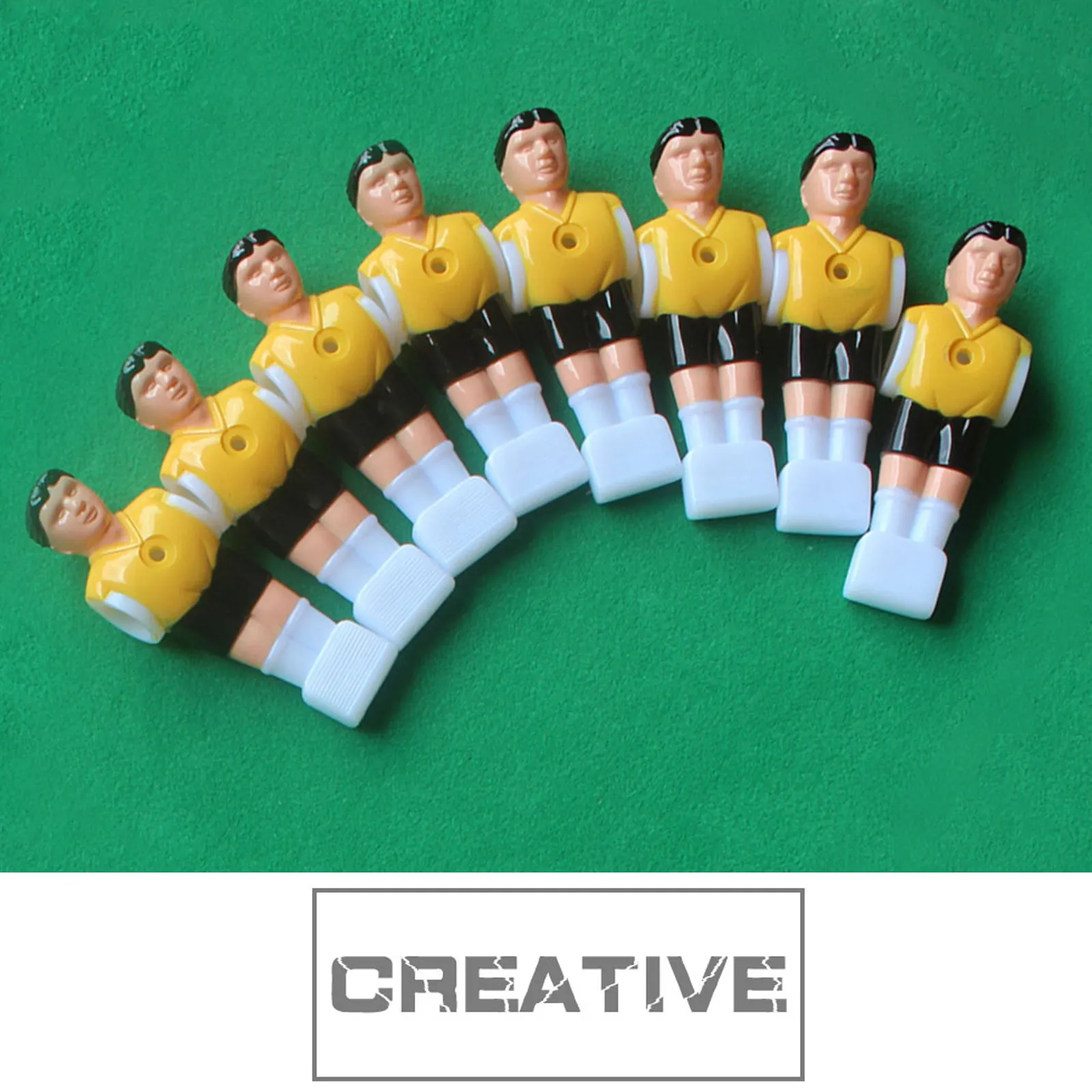 

8pcs Football Machine Accessories Foosball Players Replacement Soccer Dummy Plaything Durable Table Soccer Parts