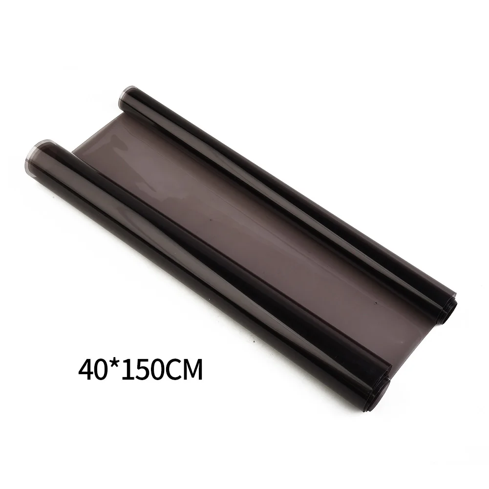 1 Roll Headlight Film Taillight Sticker 40cm X 150cm Tint Black Smoke Trucks Boats Vinyl Brake Lights Wrap Cover