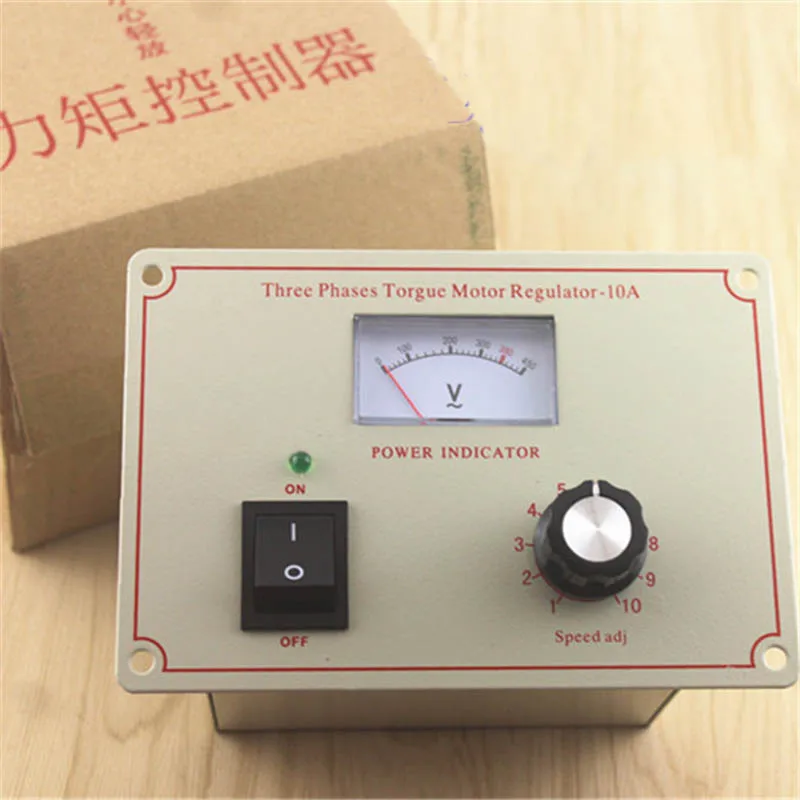 Torque Motor Controller 10A YTC-10A Torque Motor Controller Three-phase Torque Meter Speed Regulator 380V