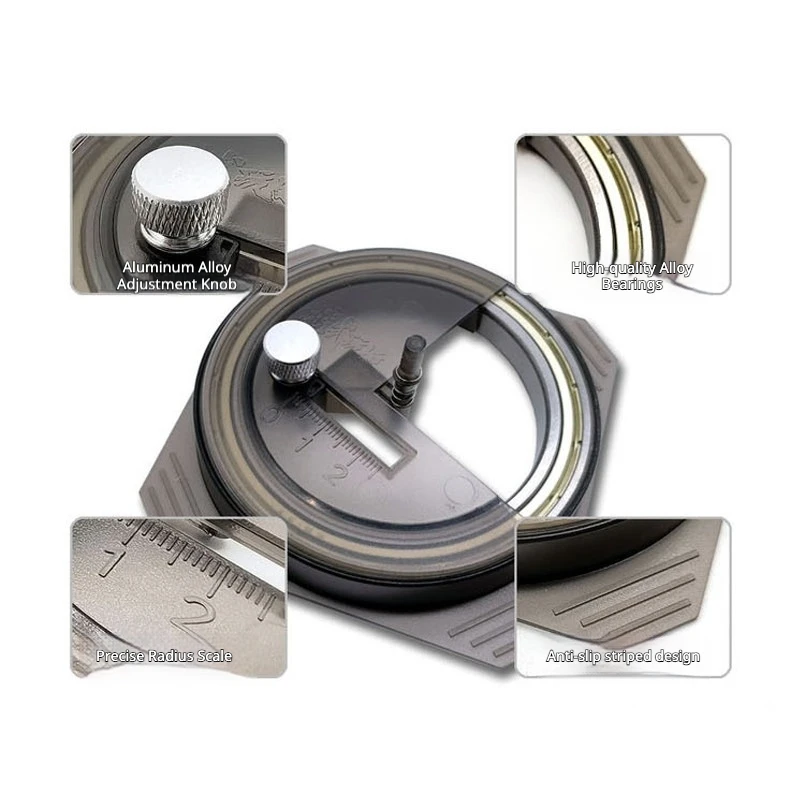 MSWZ MS-075 Stepless Adjustable Precision Model Circle Cutter Circular Cutting Tool for Gundam Military Model Hobby DIY
