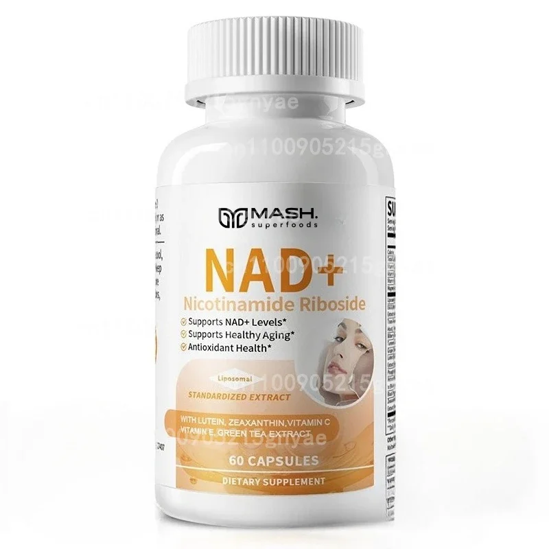 

NAD Supplement 1000mg 60 Capsules High Absorption Capsules - Anti-aging Dietary Supplement