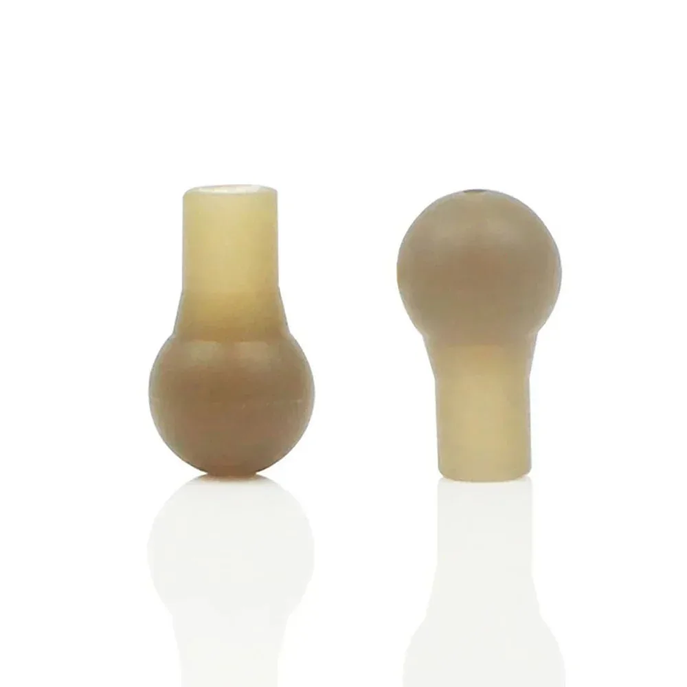 جولة رئيس عازلة الخرز المغذية الصيد عازلة الخرز أنبوب مطاطي ذيل بأكمام مضادة للتشابك أجزاء معالجة منصات الكارب الأوروبية #5