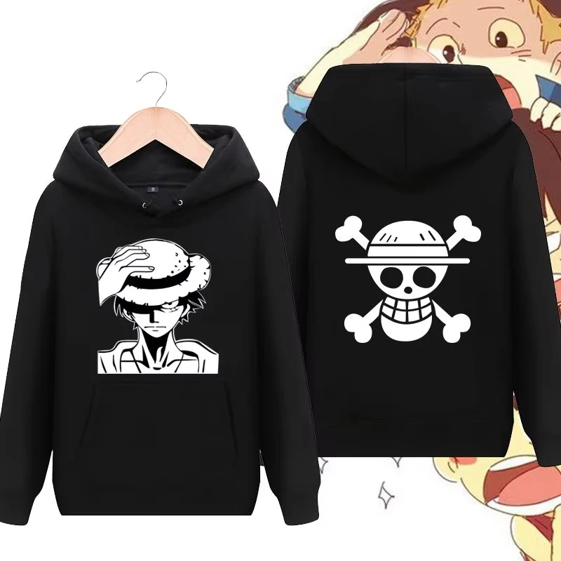 

Miniso ONE PIECE модный новый свитер с капюшоном для мужчин осень и зима Луффи анимация окружающие тенденции студенческая молодежная одежда 2025