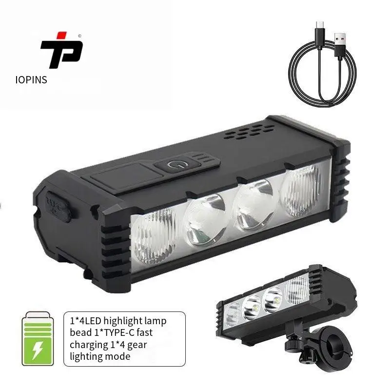 

German Standard Bicycle Light, High-Brightness Night Riding Light, Flashlight, Mountain Bike Headlight