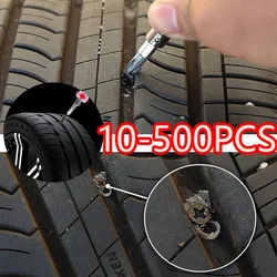 Car Vacuum Tyre Repair  500/10Pcs  Truck Motorcycle Scooter Rubber Tire Puncture Repair Set Glue Repair Tire Film Rubber Nail